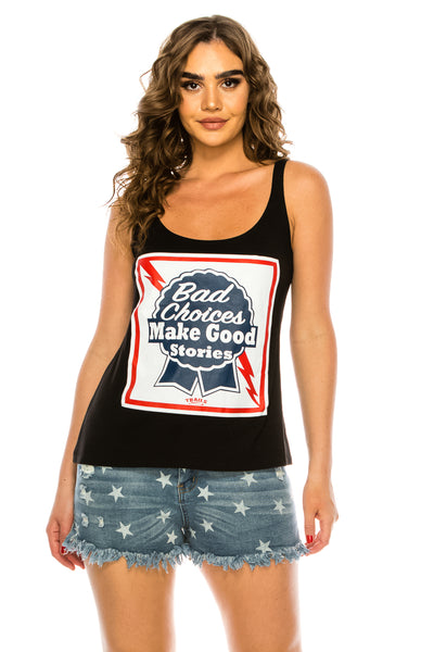 BAD CHOICES MAKE GOOD STORIES WOMEN'S TANK - Trailsclothing.com