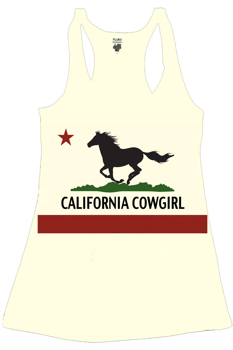 FLAG CALIFORNIA COWGIRL TANK TOP - Trailsclothing.com