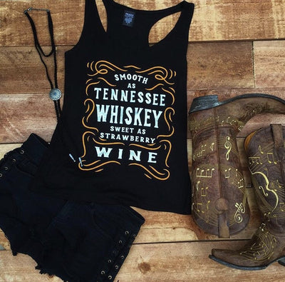 SMOOTH AS TENNESSEE WHISKEY TANK TOP - Trailsclothing.com