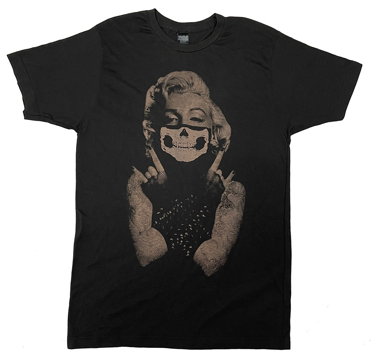 MARYLIN WITH SKULL MASK T SHIRT - Trailsclothing.com
