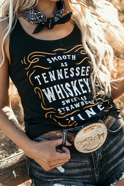 SMOOTH AS TENNESSEE WHISKEY TANK TOP  - Trailsclothing.com