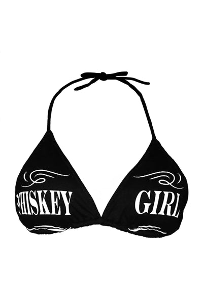 WHISKEY GIRL BIKINI TOP  WITH ADJUSTABLE TIE STRAPS - Trailsclothing.com
