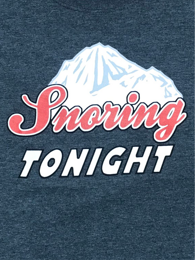 SNORING TONIGHT MEN'S T-SHIRT - Trailsclothing.com