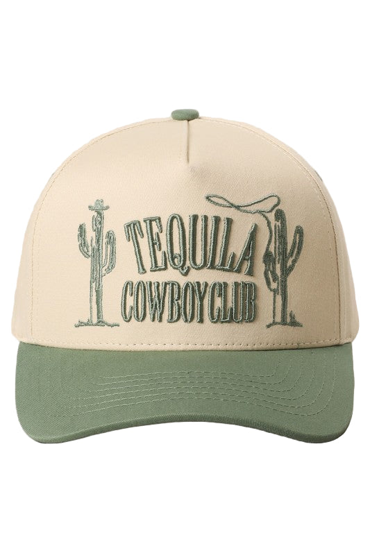 TEQUILA COWBOY CLUB BASEBALL HAT - Trailsclothing.com