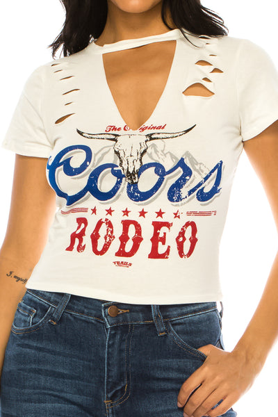COORS RODEO SLASHED TEE - Trailsclothing.com