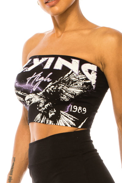 FLYING HIGH EAGLE HALTER TOP - Trailsclothing.com