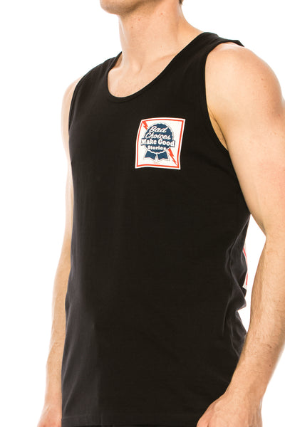 BAD CHOICES MAKE GOOD STORIES MEN'S TANK