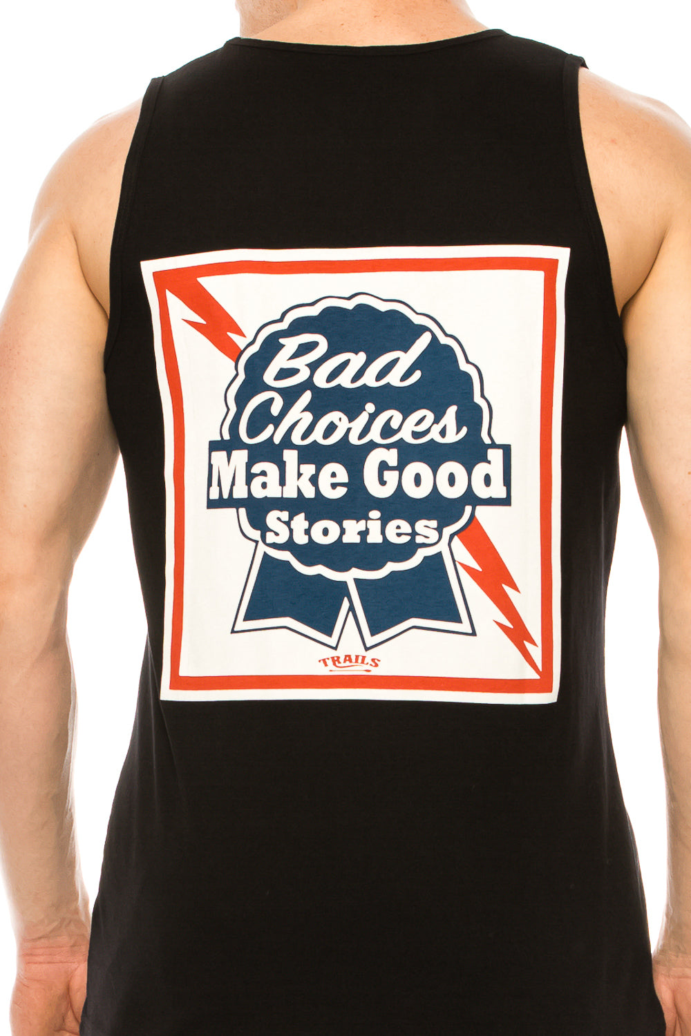 BAD CHOICES MAKE GOOD STORIES MEN'S TANK