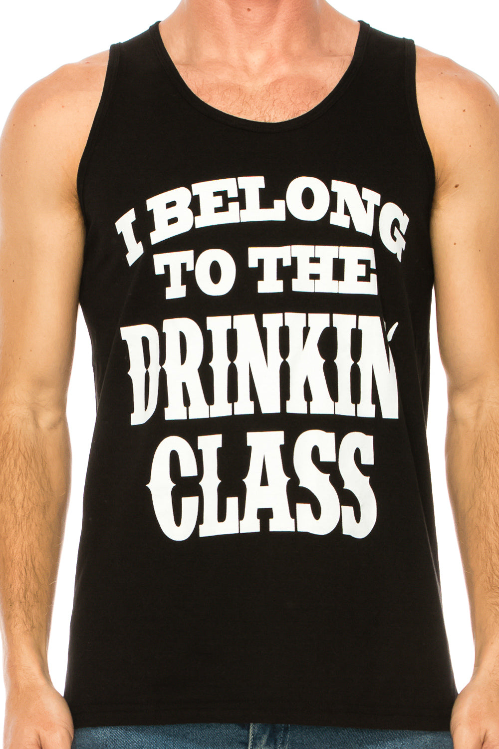 I BELONG TO THE DRINKIN CLASS MEN'S TANK - Trailsclothing.com