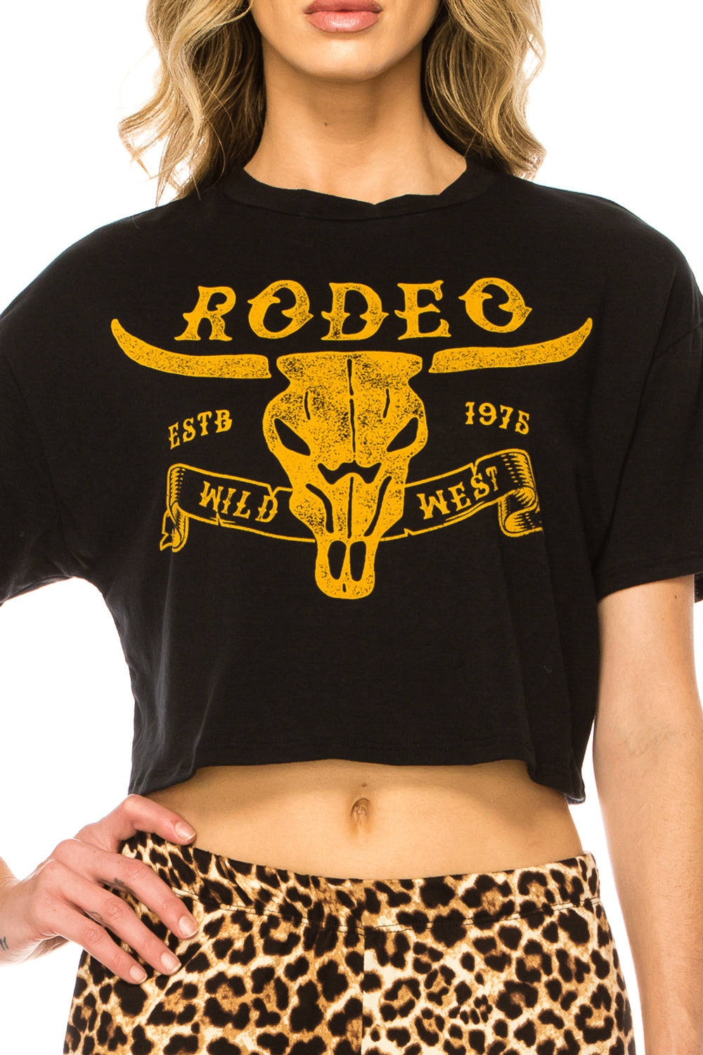 RODEO SHORT SLEEVE CROP TOP - Trailsclothing.com