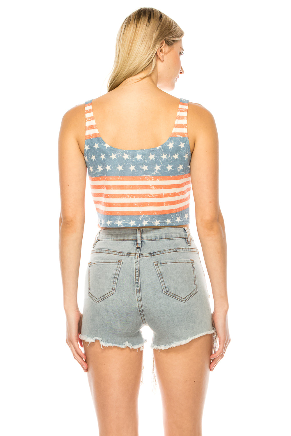 STARS AND STRIPES CROP TOP - Trailsclothing.com