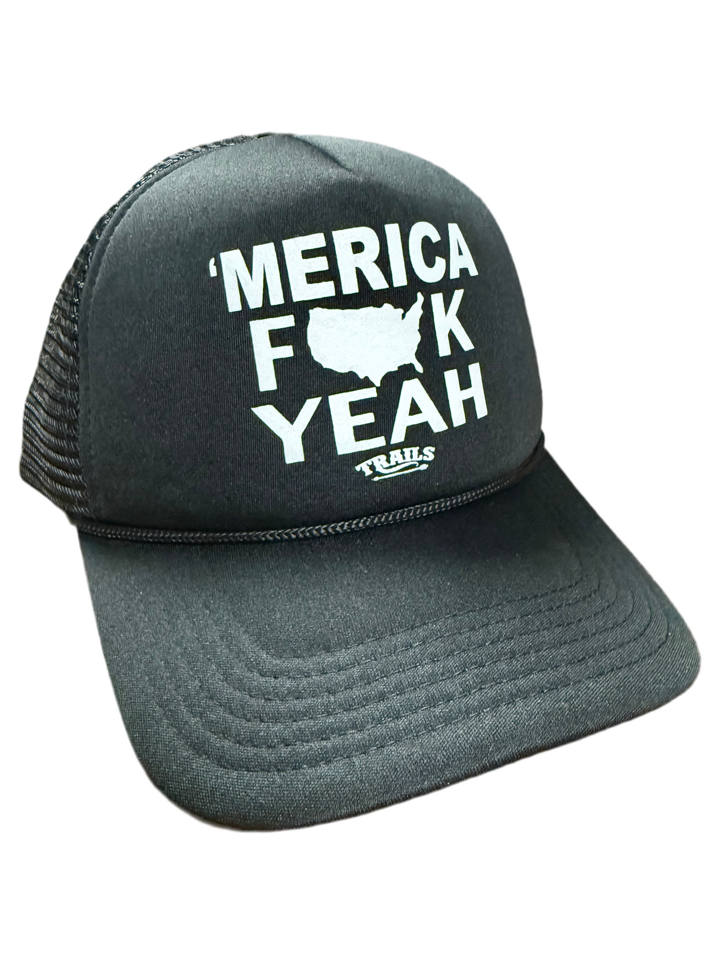 'MERICA YEAH TRUCKER HAT - Trailsclothing.com
