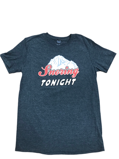 SNORING TONIGHT MEN'S T-SHIRT - Trailsclothing.com