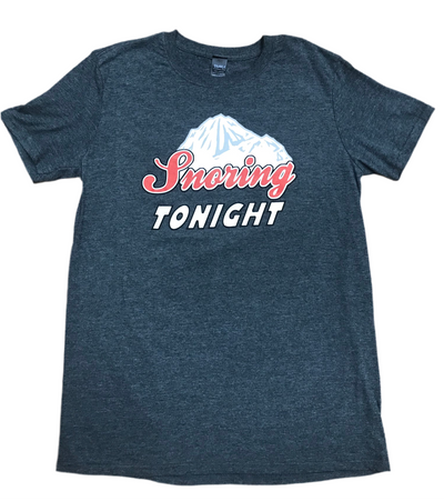 SNORING TONIGHT MEN'S T-SHIRT - Trailsclothing.com