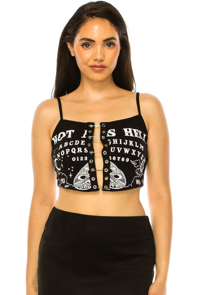 HOT AS HELL SAFETY PIN CORSET TOP - Trailsclothing.com