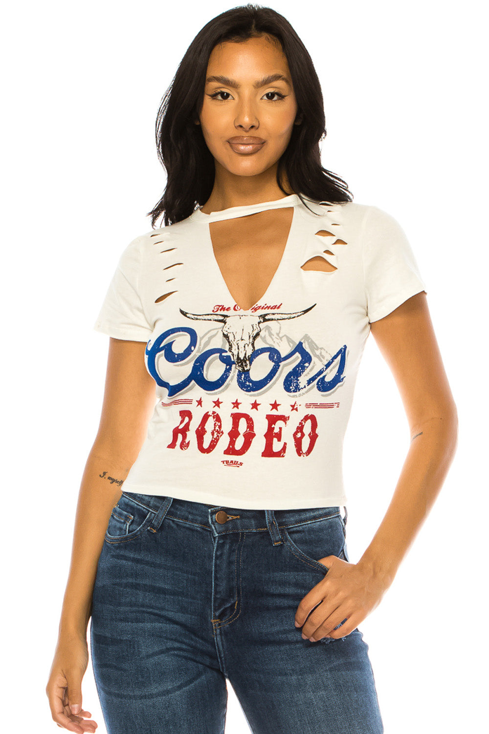 COORS RODEO SLASHED TEE - Trailsclothing.com