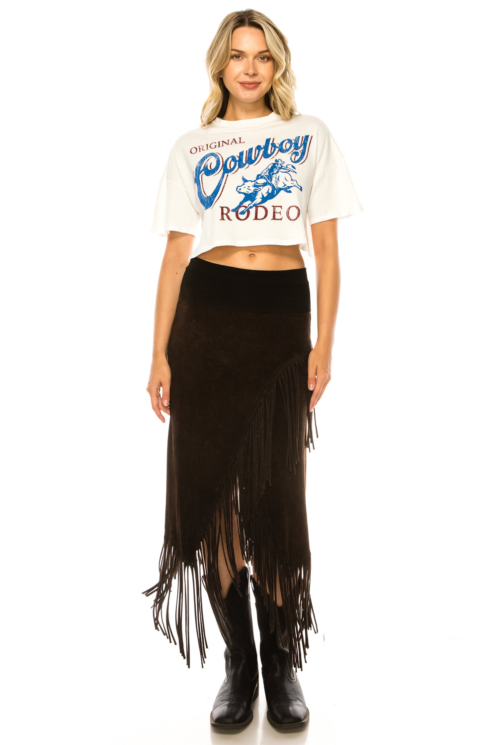 ORIGINAL COWBOY RODEO CROP TOP - Trailsclothing.com