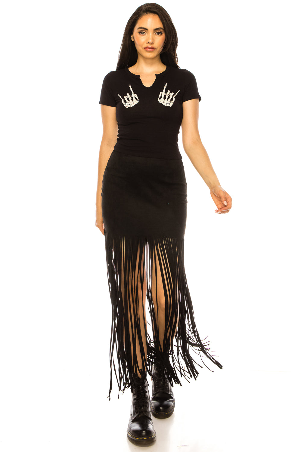 DOUBLE METAL FINGERS CROP TOP - Trailsclothing.com