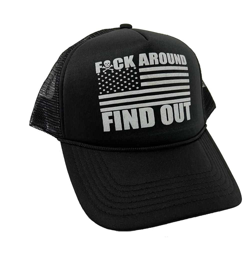 F AROUND FIND OUT TRUCKER HAT