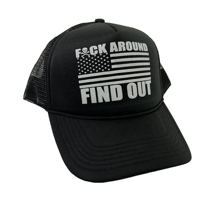 F*CK AROUND AND FIND OUT TRUCKER HAT - Trailsclothing.com