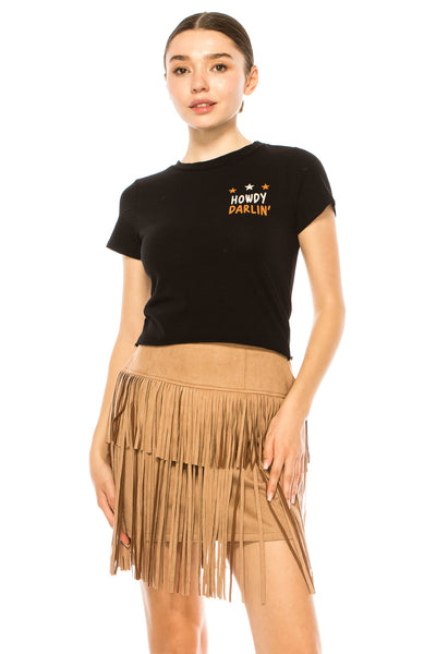 HOWDY DARLIN WESTERN TOP - Trailsclothing.com