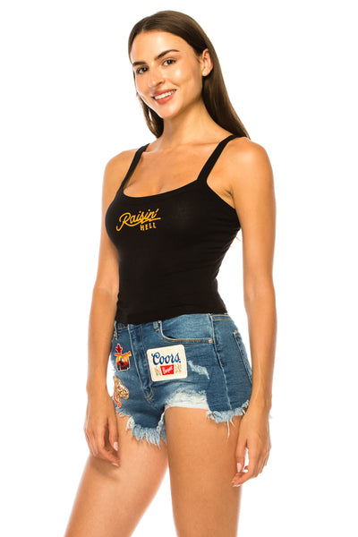 RAISIN' HELL CROP TANK TOP - Trailsclothing.com