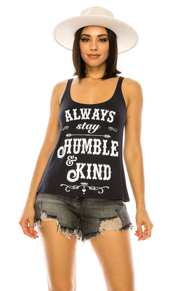 ALWAYS STAY HUMBLE AND KIND TANK TOP - Trailsclothing.com