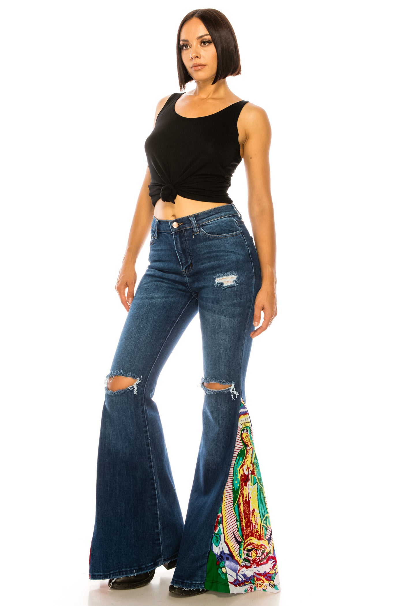 GUADELUPE BELL BOTTOM FLARE PANTS- Trailsclothing.com