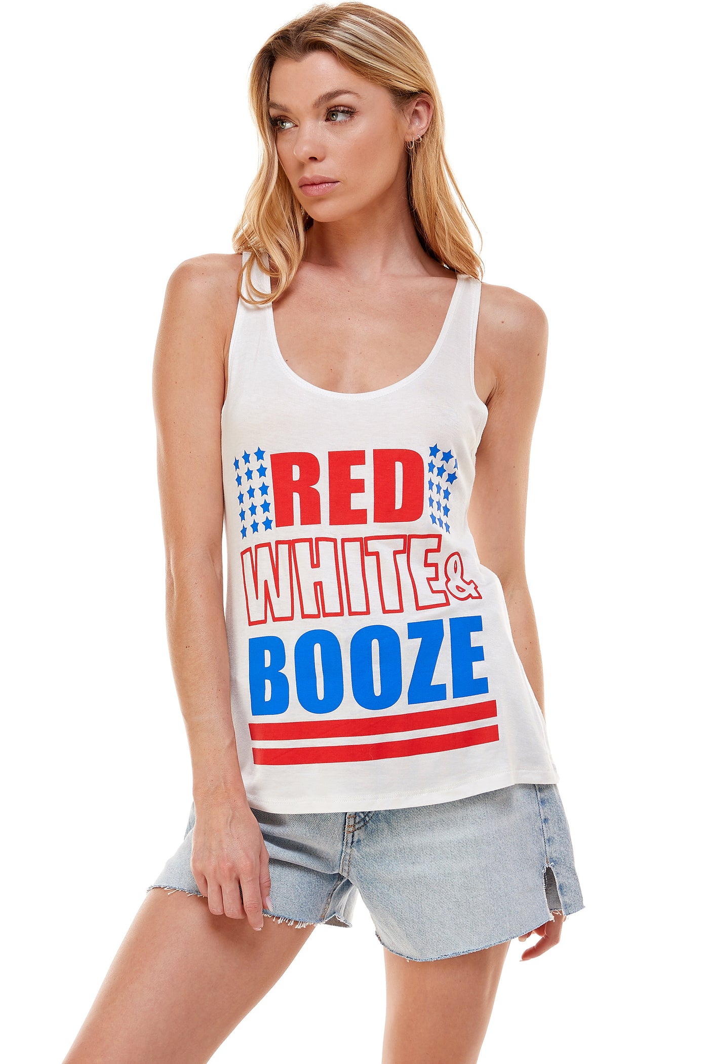 RED WHITE AND BOOZE TANK TOP - Trailsclothing.com