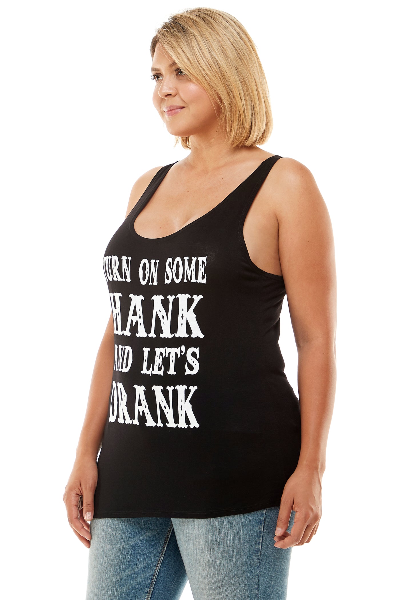 TURN ON SOME HANK AND LET'S DRANK TANK TOP - Trailsclothing.com
