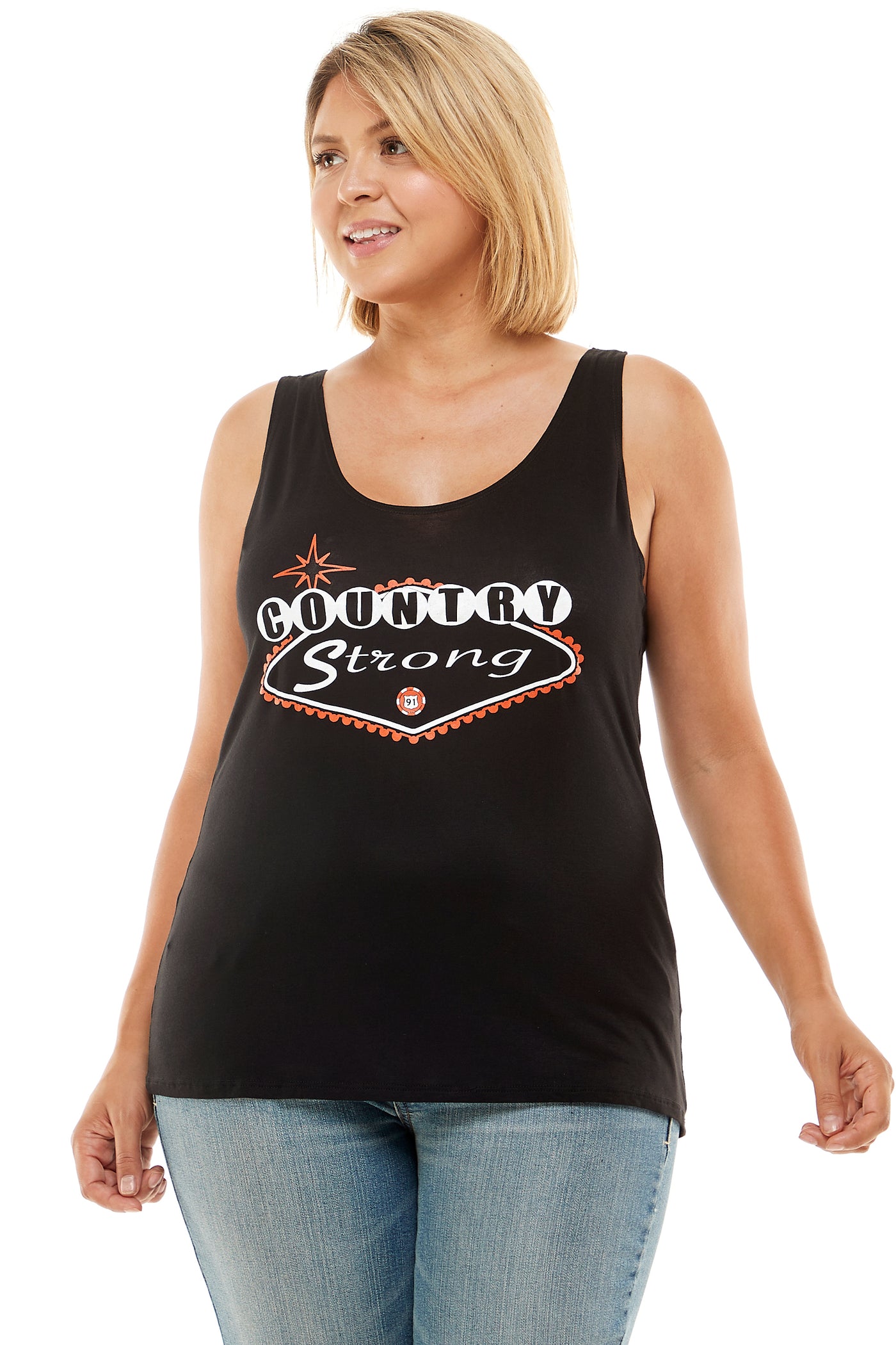 COUNTRY STRONG LAS VEGAS ROUTE 91 TANK TOP + free gift - Trailsclothing.com