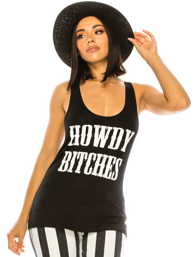 HOWDY BITCHES TANK TOP - Trailsclothing.com