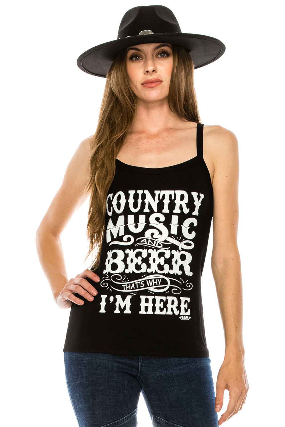 COUNTRY MUSIC AND BEER TANK TOP - Trailsclothing.com