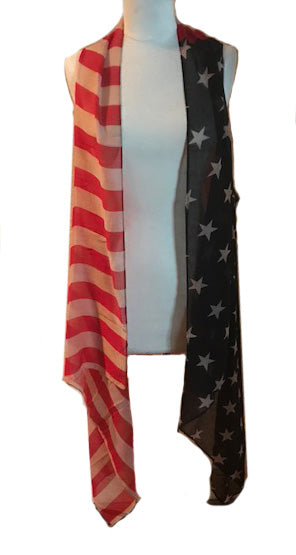 ANTIQUE AMERICAN FLAG KIMONO - Trailsclothing.com