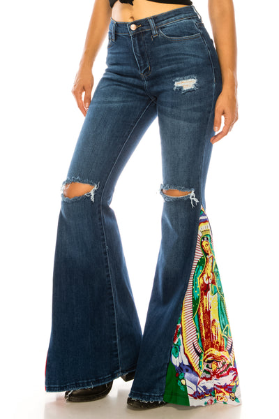 GUADELUPE BELL BOTTOM FLARE PANTS- Trailsclothing.com