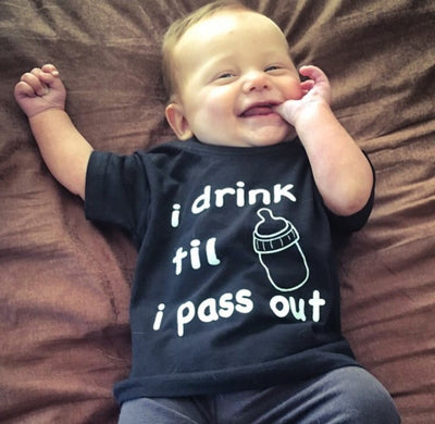 I DRINK TIL I PASS OUT BABY TEE - Trailsclothing.com