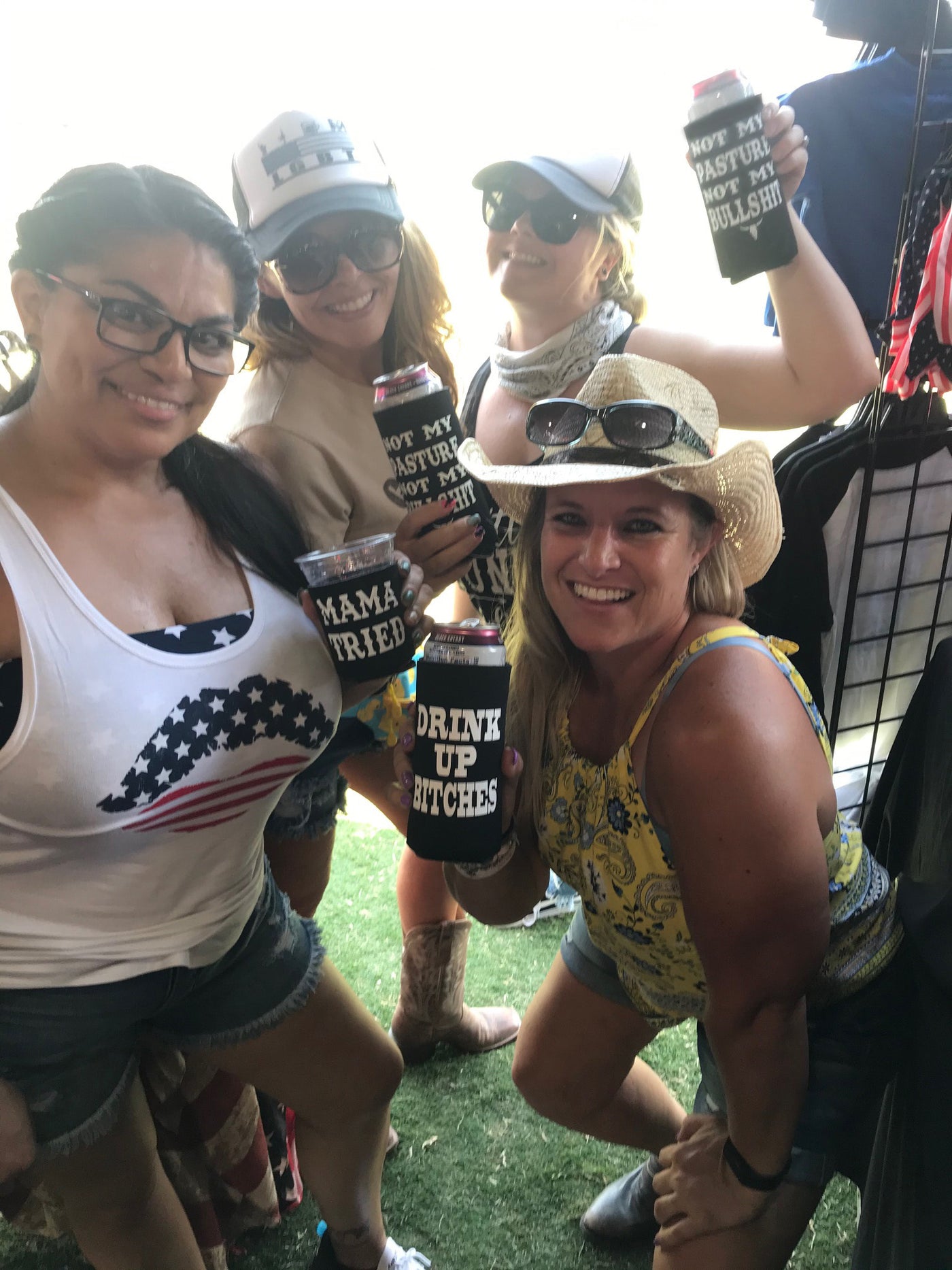 Not My Pasture Not My BS Koozie Tall Can Cooler –