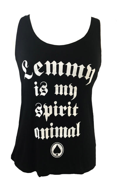LEMMY IS MY SPIRIT ANIMAL TANK TOP - Trailsclothing.com