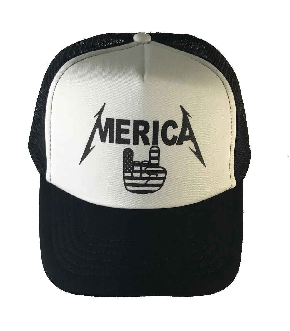 MERICA HAND TRUCKER HAT - Trailsclothing.com